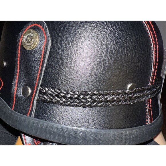 BUNDLE Yesmotor Helmet Large 1/2 Face Quick Release DOT approved Goggles Gloves - Picture 10 of 11